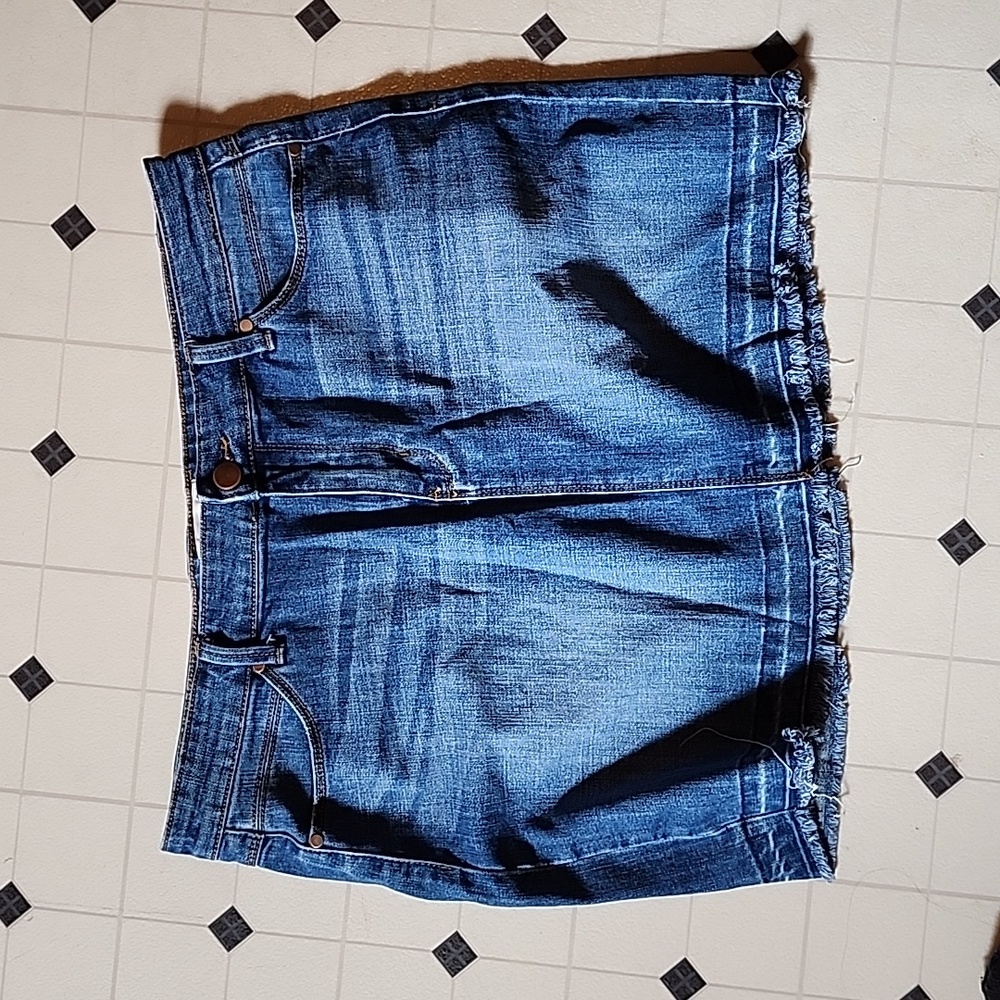 Denim Mini Skirt